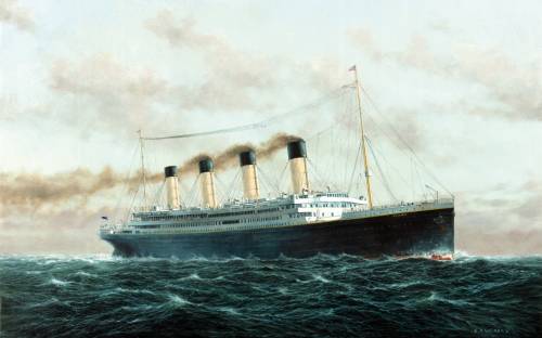 Титаник, Живопись
