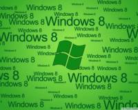 демо-картинка Windows 8 зеленый