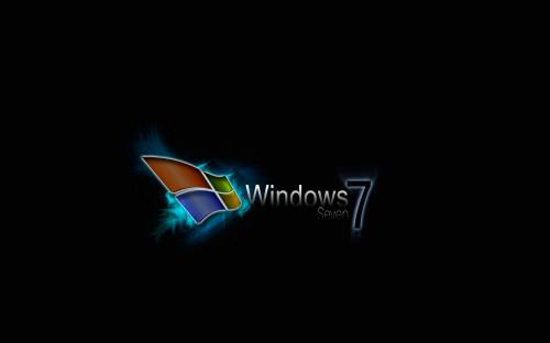 Windows 7 black, Windows