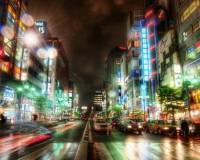 демо-картинка Ночной Токио Япония