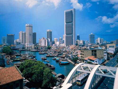 Сингапур, Города и страны